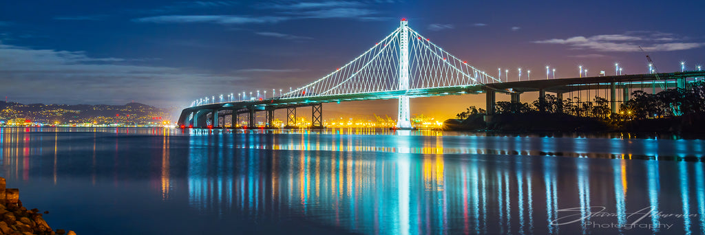 San Francisco New Bay Bridge Panorama - 0903P