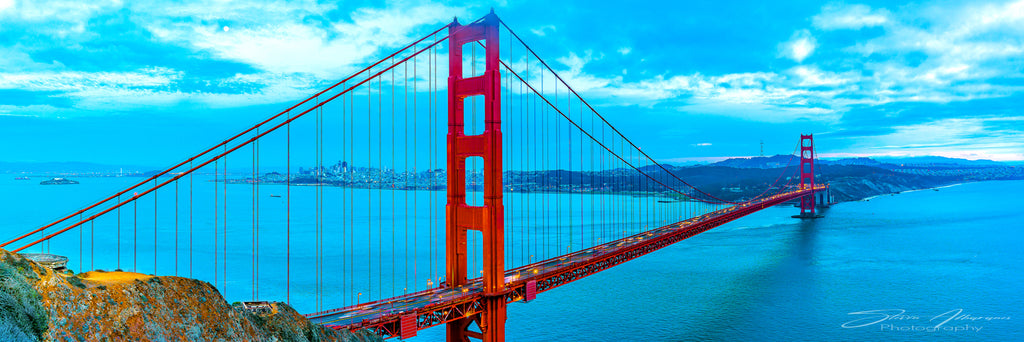 San Francisco Golden Gate Panorama - 0638P