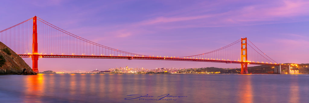 San Francisco Golden Gate Bridge Panorama - 0632P