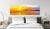 Santa Cruz Golden Sunset Panorama - 0439P