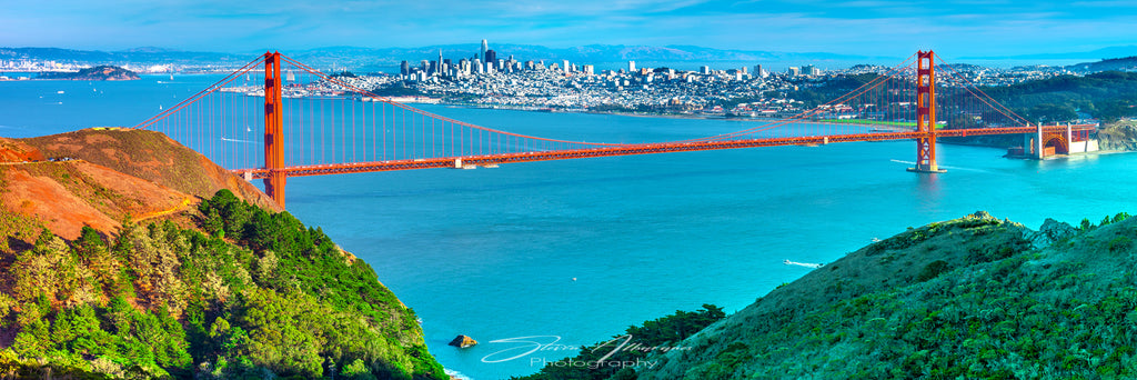 San Francisco Golden Gate Panorama - 0458P