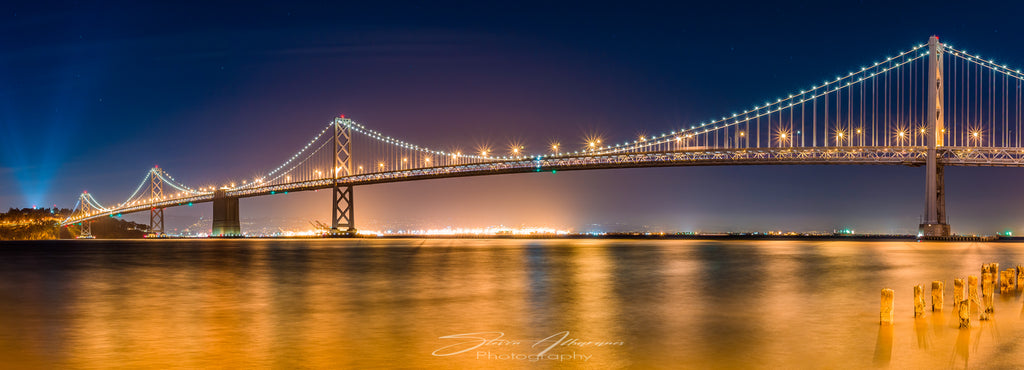 San Francisco Bay Bridge Panorama - 0912P