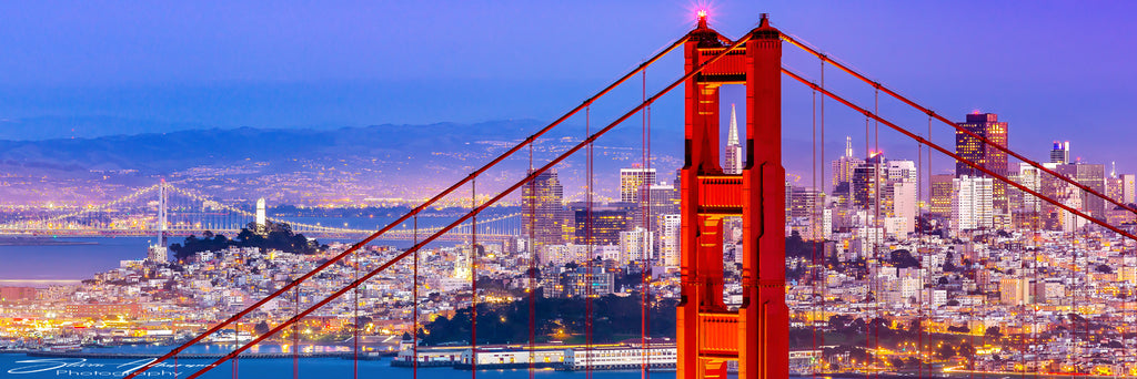 San Francisco Golden Gate Panorama - 0622P