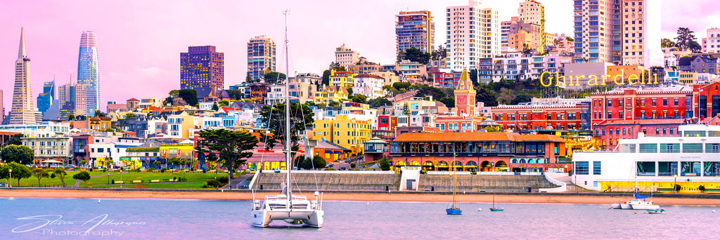 San Francisco Ghirardelli Square Panorama - -0706P