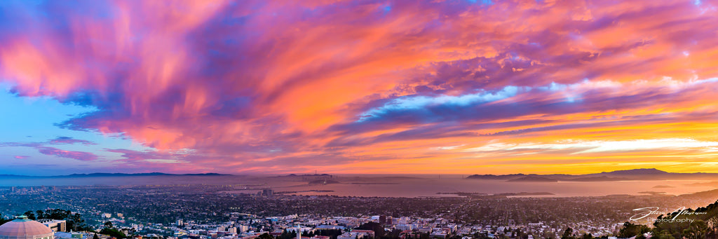 San Francisco Berkeley Hills Panorama - 0842P